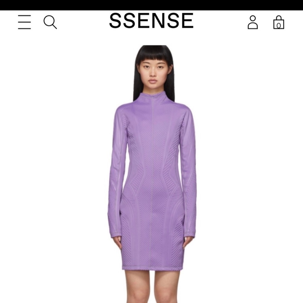 Mugler neoprene sports dress